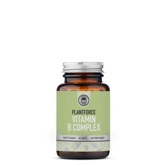 Plantforce - Vegansk B-Complex - 60 kapsler