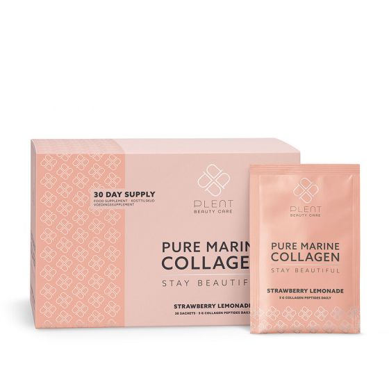 PURE MARINE COLLAGEN Strawberry lemonade 30 day supply box