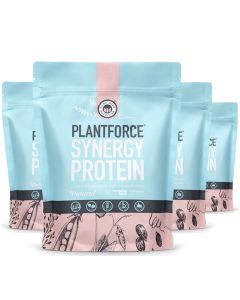 plantforce synergy protein bundle deal 4x 800g natural 3+1 Free