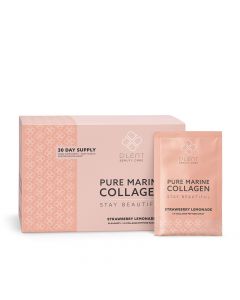 PURE MARINE COLLAGEN Strawberry lemonade 30 day supply box